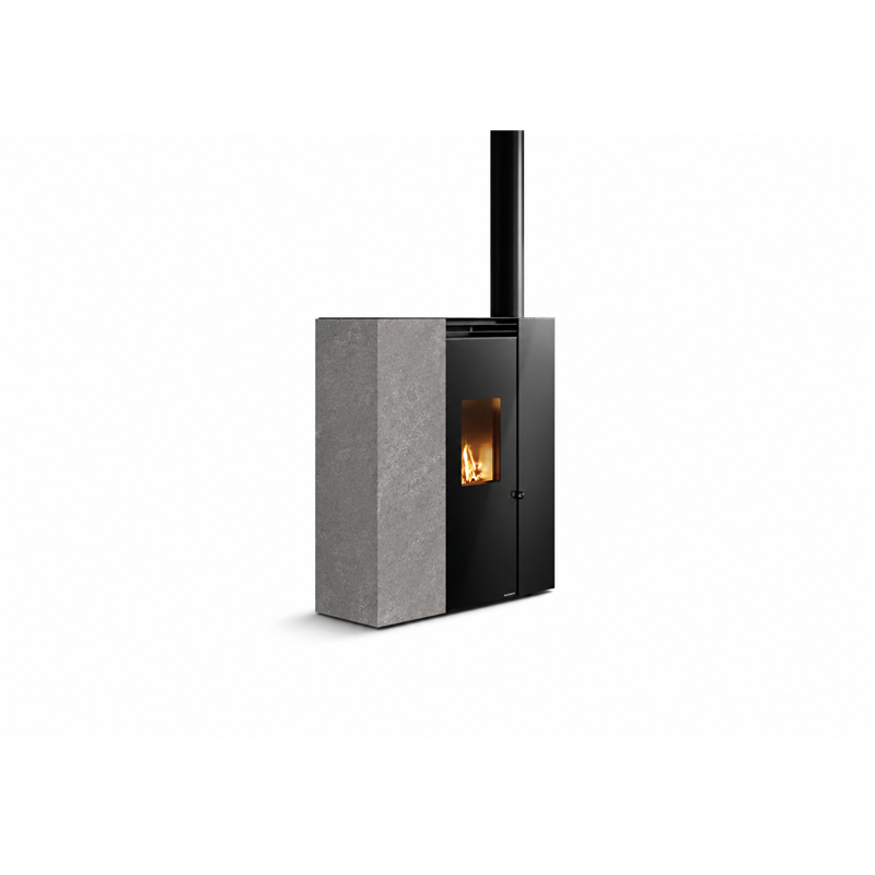 Stufa a pellet slim Palazzetti Ecofire Tiffany Aria 10 US 10,2 kW coassiale – 5 Stelle