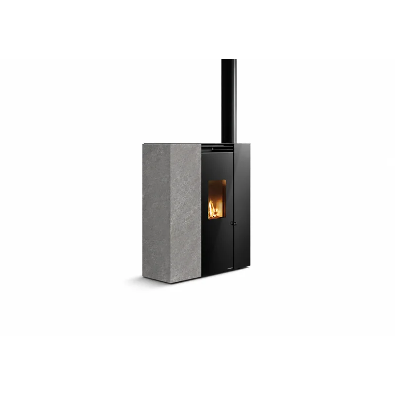 Stufa a pellet slim Palazzetti Ecofire Tiffany Aria 10 US 10,2 kW coassiale – 5 Stelle