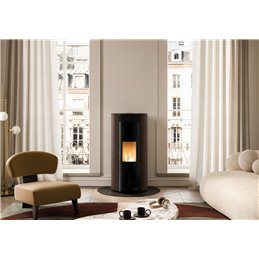Stufa a pellet Palazzetti Ecofire Emily TC 6 6 kW ermetica canalizzabile – 5 Stelle