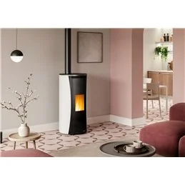 Stufa a pellet Palazzetti Ecofire Vivi TC 9 US 9 kW ermetica Wi-Fi coassiale – 5 Stelle