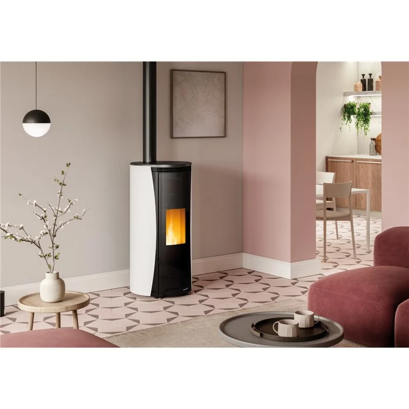 Stufa a pellet Palazzetti Ecofire Vivi TC 9 US 9 kW ermetica Wi-Fi coassiale – 5 Stelle