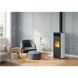 Stufa a pellet Palazzetti Ecofire Clelia TC 9 US 9,3 kW ermetica coassiale – 5 Stelle