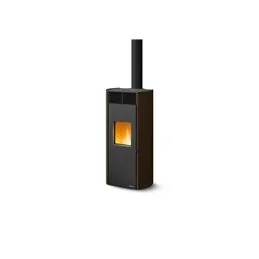 Stufa a pellet Palazzetti Ecofire Clelia TC 12 US 12 kW ermetica coassiale canalizzabile – 5 Stelle