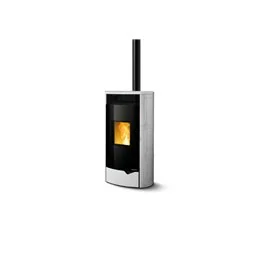 Stufa a pellet Palazzetti Ecofire Nadine TC 9 US Pro2 9,3 kW coassiale canalizzabile in ceramica – 5 Stelle