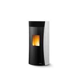Stufa a pellet Palazzetti Ecofire Vivienne TC 13 13 kW ermetica canalizzabile in acciaio – 5 Stelle