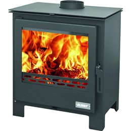 Blinky ZURIGO MAXI – Stufa a legna in acciaio 10–14 kW porta vetro antracite