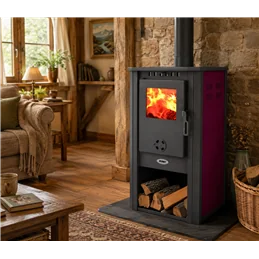Blinky ATENE S – 7.2 kW steel wood stove with glass door