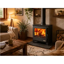 Blinky ZURIGO MAXI – Steel wood stove 10–14 kW with glass door