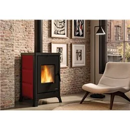 Palazzetti Dorotea 10.4 kW Wood Stove – Steel, Ceramic or Cast Iron