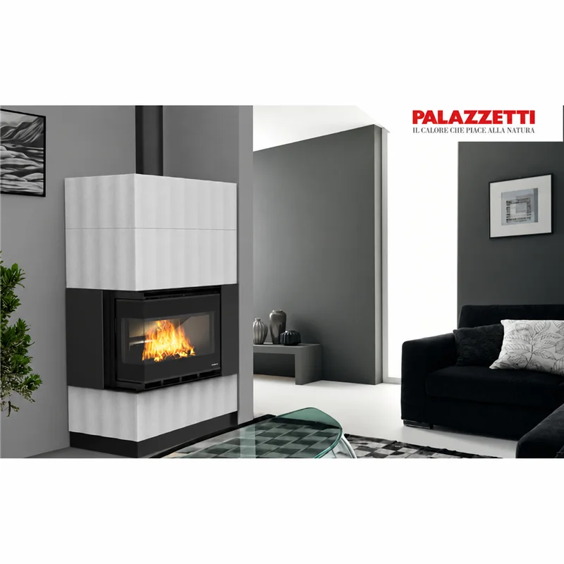 Rivestimento Palazzetti Bricks in Hot Stone per Ecopalex GTM80 Angolo
