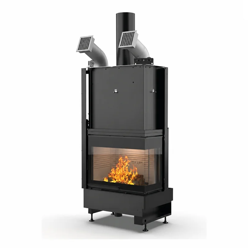 PALAZZETTI Ecomonoblocco wood-burning fireplace WTX 70 Air corner 5 STARS