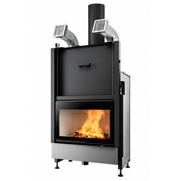 Palazzetti Ecomonoblocco WTX 80 Front 17.9 kW Wood Fireplace – 5 Star