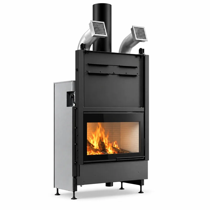 Caminetto a legna Palazzetti Ecomonoblocco WTX 90 Frontale 19,1 kW – 5 Stelle