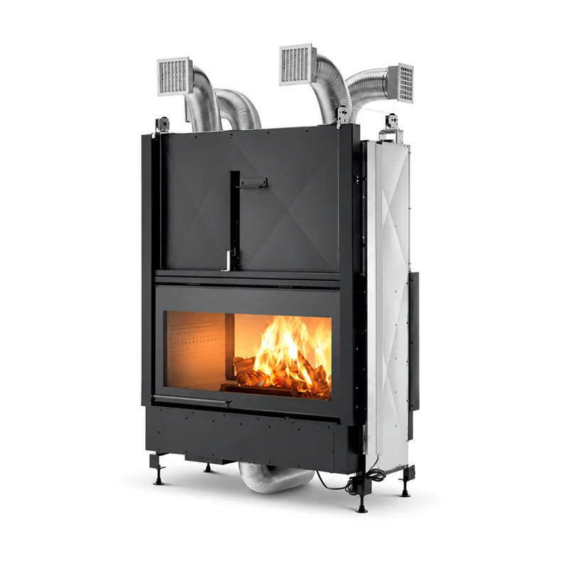 Caminetto a legna bifacciale Palazzetti Ecomonoblocco WT 16:9 13,5 kW – 5 Stelle