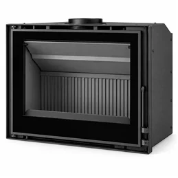 Inserto a legna Moretti Design KORIN 870 – 9,5 kW, interno refrattario o ghisa, ventilato e canalizzabile
