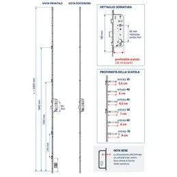 AGB 1685 SICURTOP multi-point lock for doors and windows