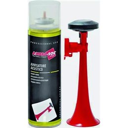 Avvisatore acustico con tromba portatile 250 ml