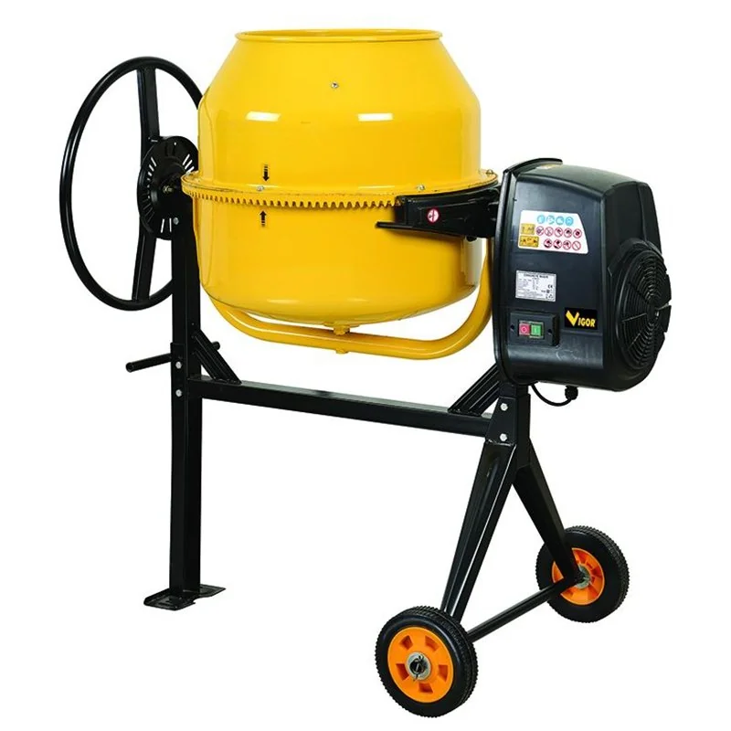 Betoniera elettrica 130-VIGOR laterale 59720-05