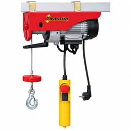 Paranco elettrico L’Europea Tiratutto 125 – Portata 100/200 kg, 450 W
