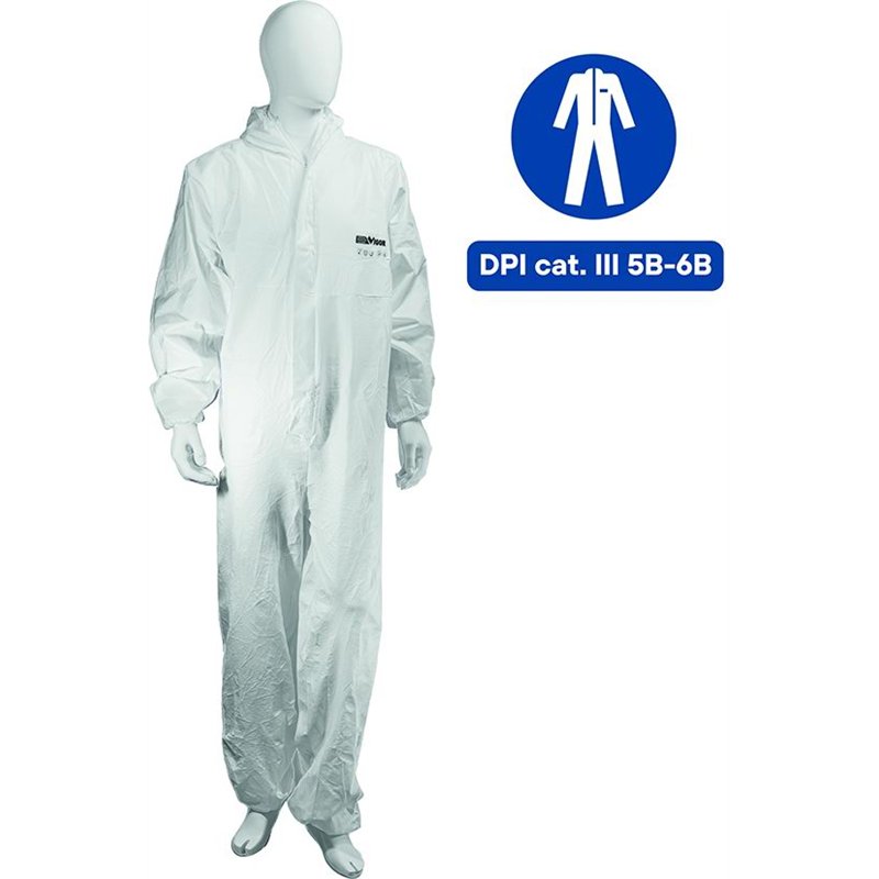 VIGOR Category III Type 5B/6B Protective Coverall – PP/PE 65 g/m²