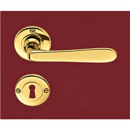 Colombo Design Palatino KPA11R – Maniglia per Porta su Rosetta in Ottone Antologhia