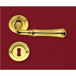 Colombo Design Venezia KVE11RB – Maniglia per Porta su Rosetta in Ottone Antologhia