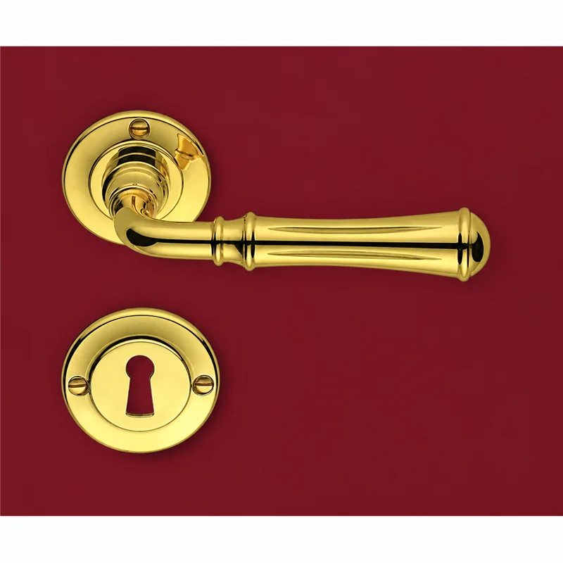 Colombo Design Venezia KVE11RB – Maniglia per Porta su Rosetta in Ottone Antologhia