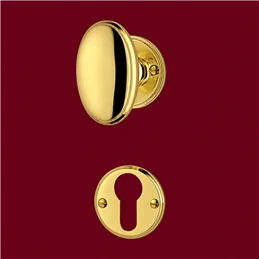 Colombo Design Accademia KAC15R – Brass Revolving Door Knob on Rose, Antologhia
