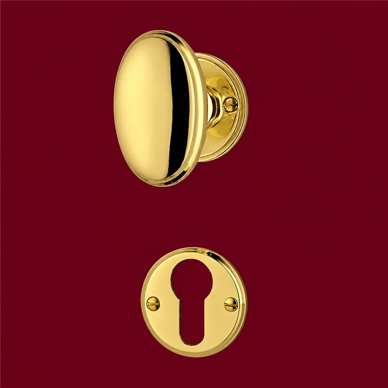 Colombo Design Accademia KAC15R – Pomolo Girevole per Porta su Rosetta in Ottone Antologhia