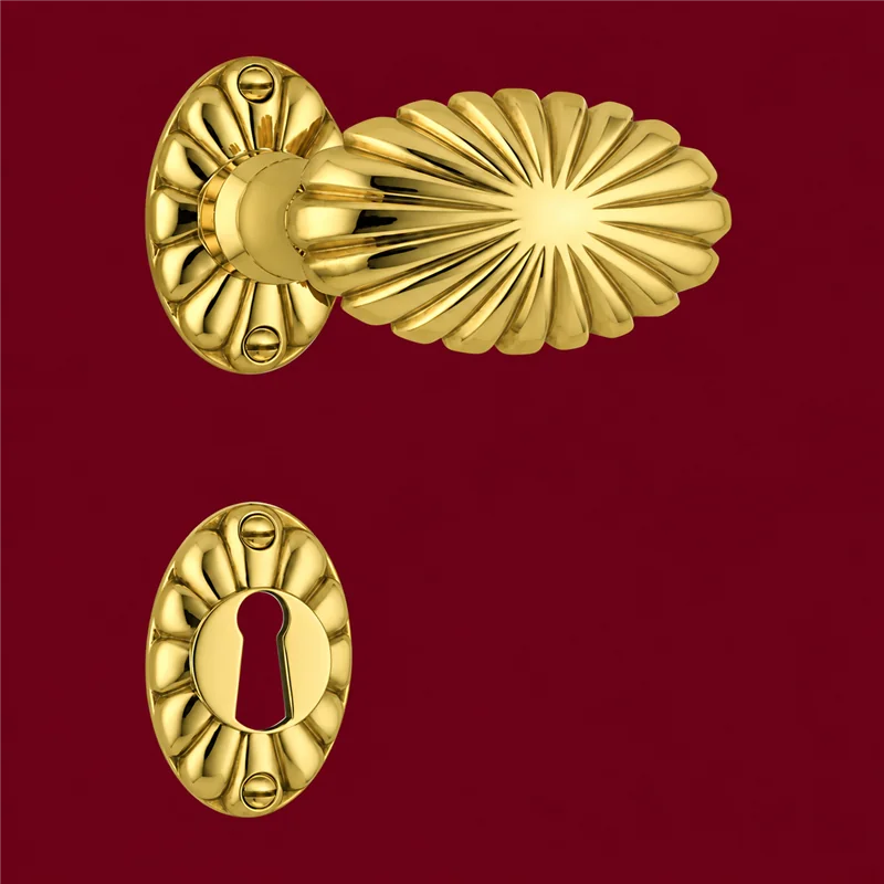 Colombo Design Versailles KLU25R – Pomolo Girevole per Porta su Rosetta in Ottone Antologhia
