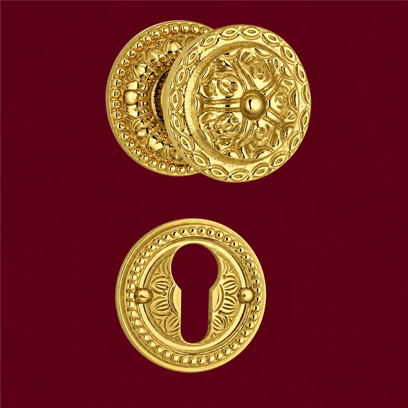 Colombo Design Roma KSE15R – Brass Revolving Door Knob on Rose, Antologhia