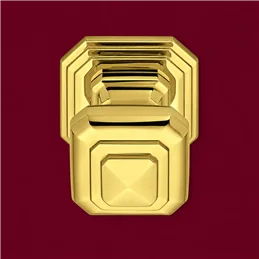 Colombo Design Busiri KBU25 – 70×70 mm Fixed Brass Door Knob, Antologhia