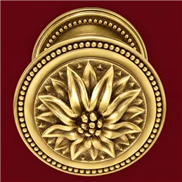 Colombo Design Byblos KBY25 – Ø120 mm Fixed Brass Door Knob, Antologhia