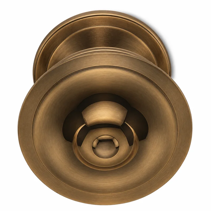 Colombo Design Byblos KBY15 – Ø120 mm Fixed Brass Door Knob, Antologhia