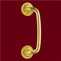 Colombo Design Louis XVI KLU26 – Maniglione Zancato per Porta 232 mm in Ottone Antologhia