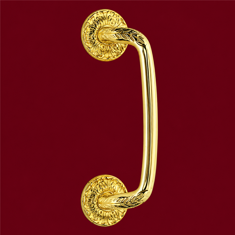 Colombo Design Louis XVI KLU26 – Maniglione Zancato per Porta 232 mm in Ottone Antologhia