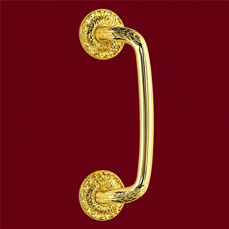 Colombo Design Louis XVI KLU26 – Maniglione Zancato per Porta 232 mm in Ottone Antologhia