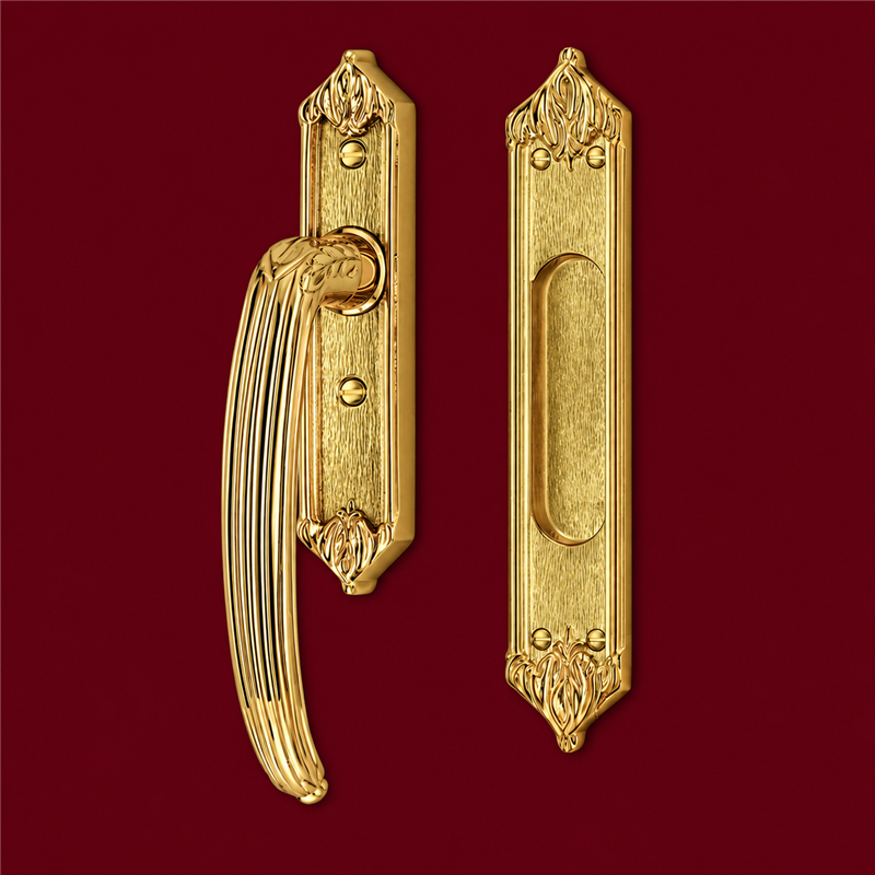 Colombo Design Louis XVI KLU113 – Maniglione per Alzante Scorrevole in Ottone Antologhia