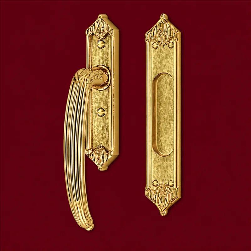 Colombo Design Louis XVI KLU113 – Maniglione per Alzante Scorrevole in Ottone Antologhia