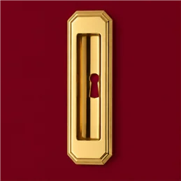 Colombo Design Busiri KBU111CF – Brass Flush Handle with Keyhole, Antologhia