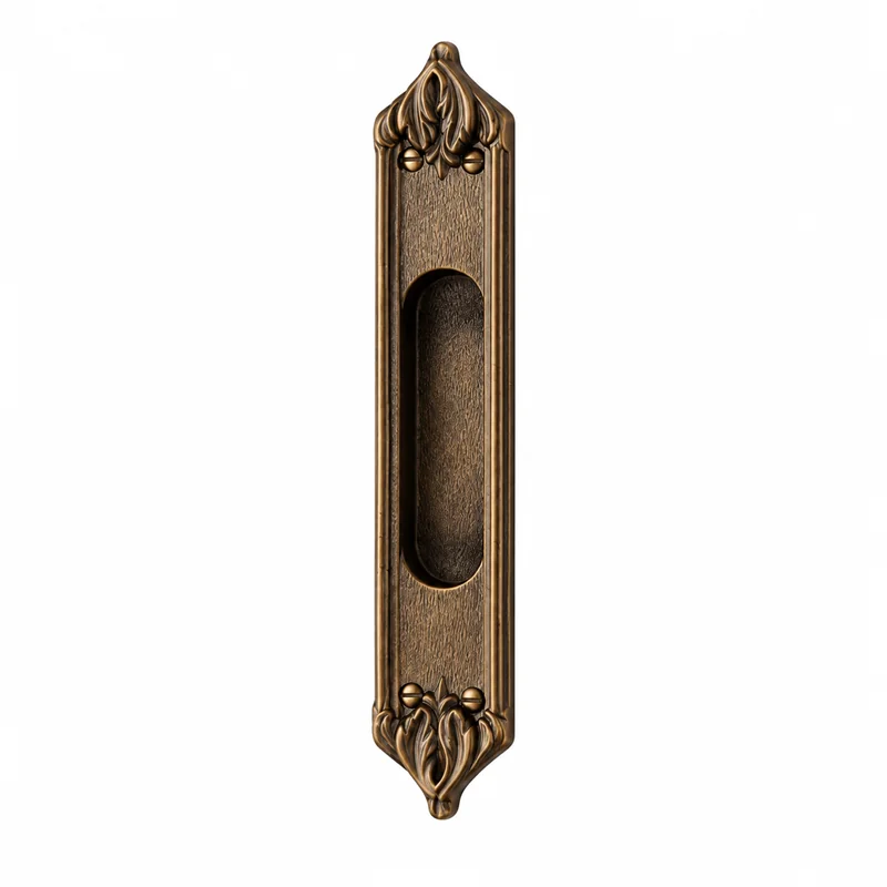 Colombo Design Louis XVI KLU111 – Brass Flush Handle for Sliding Doors, Antologhia