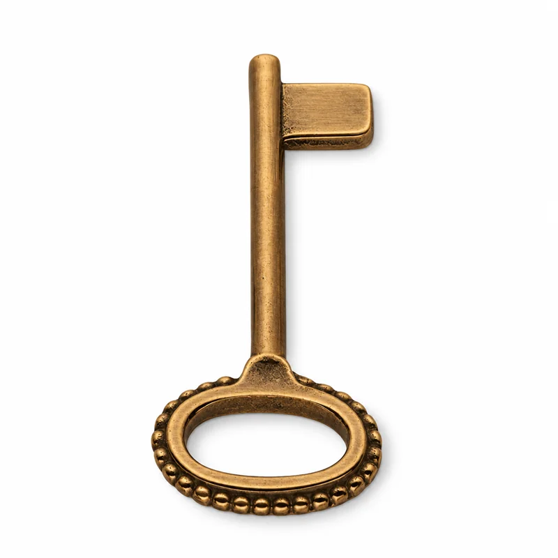 Colombo Design Impero KIM14 – Brass Interior Door Key, Antologhia