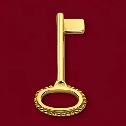 Colombo Design Impero KIM14 – Chiave per Porta Interna in Ottone Antologhia