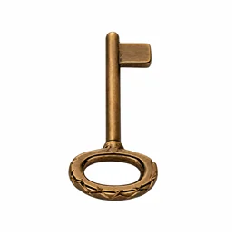 Colombo Design Impero KIM24 – Uncut Brass Interior Door Key, Antologhia
