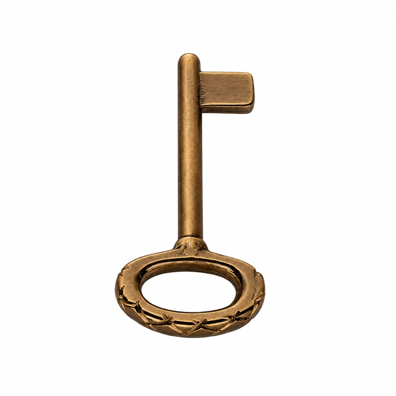 Colombo Design Impero KIM24 – Chiave Non Cifrata per Porta Interna in Ottone Antologhia