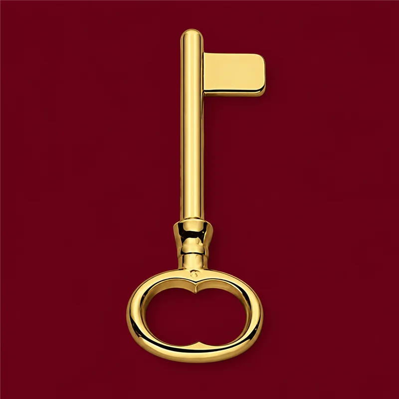 Colombo Design Settecento KSE14 – Chiave Non Cifrata per Porta Interna in Ottone Antologhia