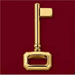 Colombo Design Busiri KBU14 – Chiave Non Cifrata per Porta Interna in Ottone Antologhia