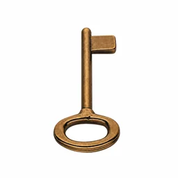 Colombo Design Louis XVI KLU14 – Chiave Non Cifrata per Porta Interna in Ottone Antologhia