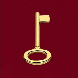 Colombo Design Louis XVI KLU14 – Uncut Brass Interior Door Key, Antologhia