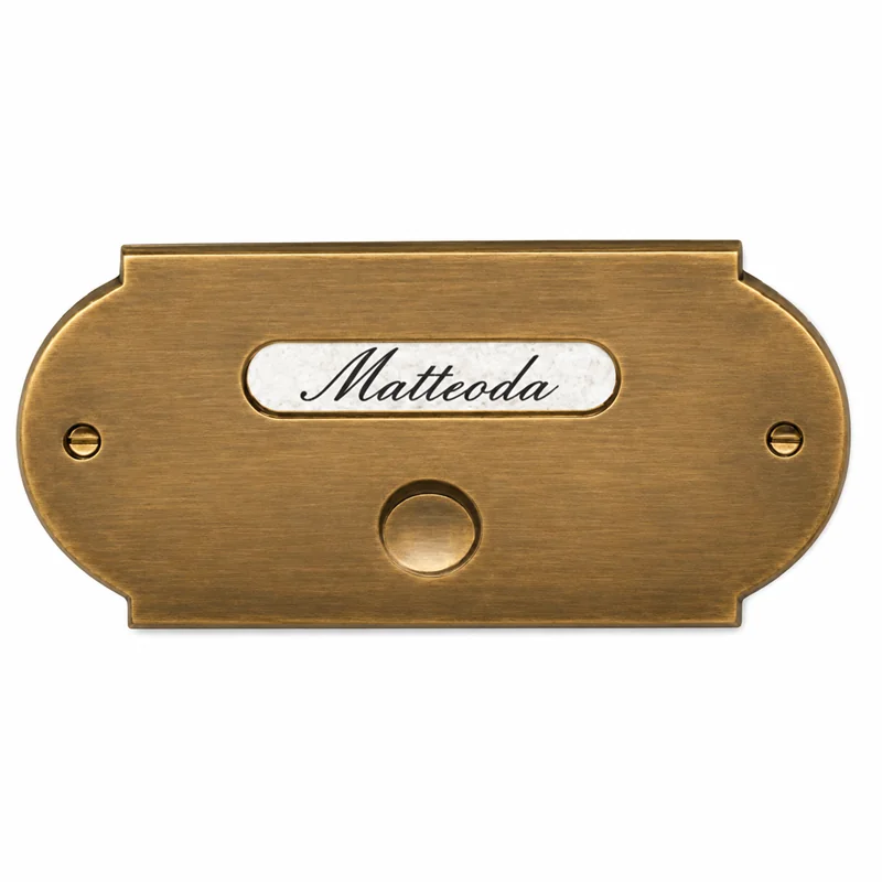 Ottocento Antologhia Campanello in ottone KOT318